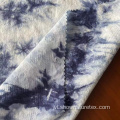 Dye Tie Dye Jacquard in vải lanh Tencil